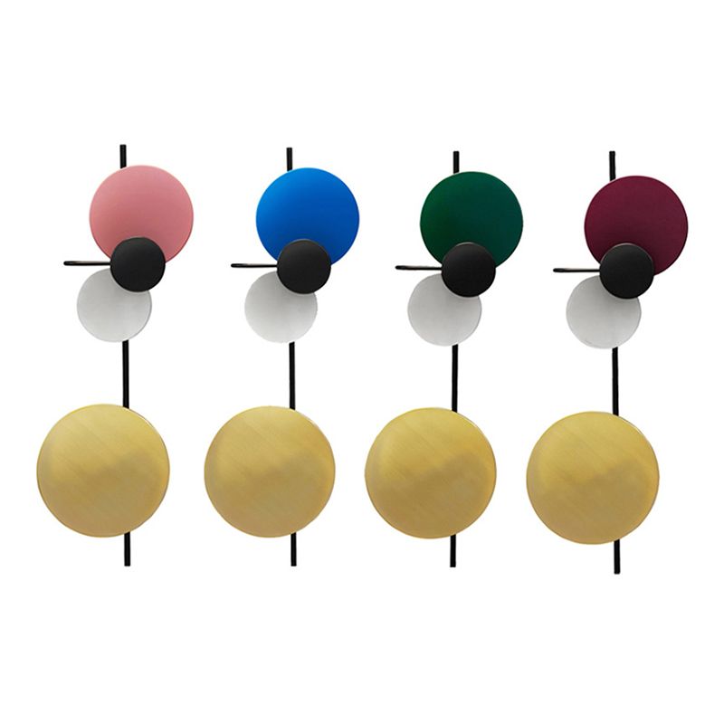 1 Light Round Disc Wall Light Fixtures Postmodern Sconce Light Fixtures