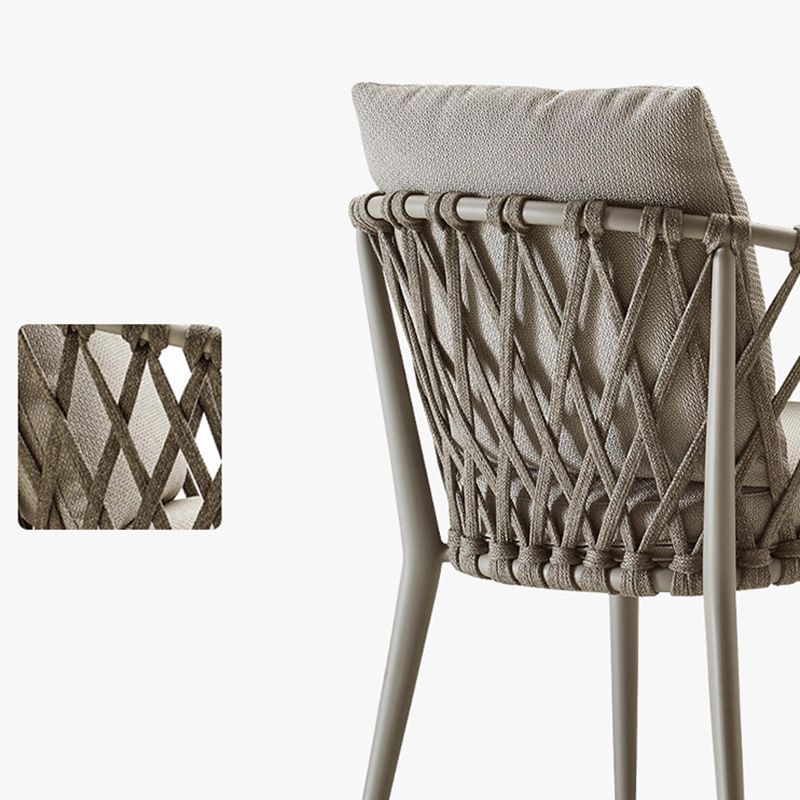 Boho Metal Dining Table Set 1/5/7/9 Pieces Patio Dining Table Set