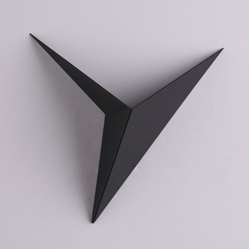 Single Modernism White/Black Wall Mounted Sconce Unique Wall Light for Foyer