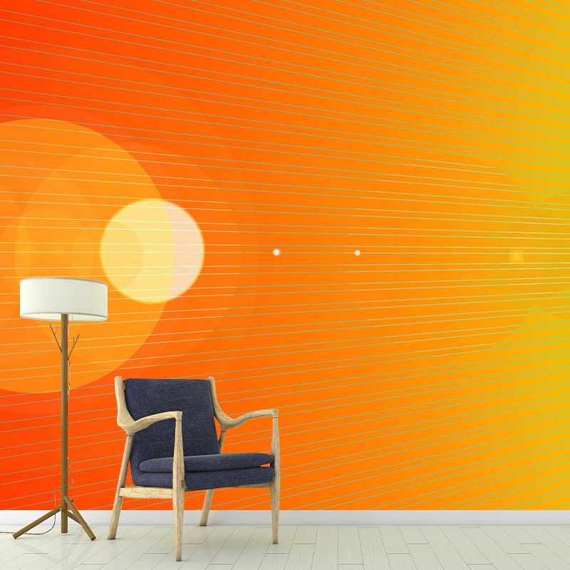 Blurry Pattern Abstraction Mural Wallpaper Mildew Resistant for Sleeping Room Decor