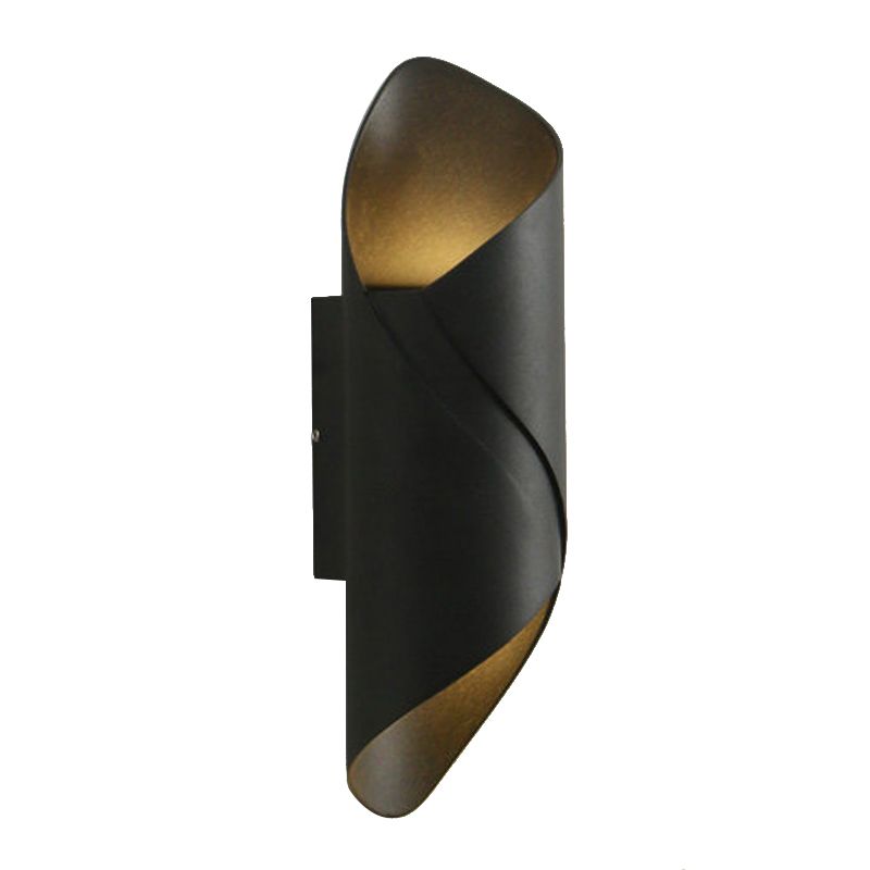 Modern Style Unique Shape Wall Sconce Metal 2 Light Sconces for Corridor