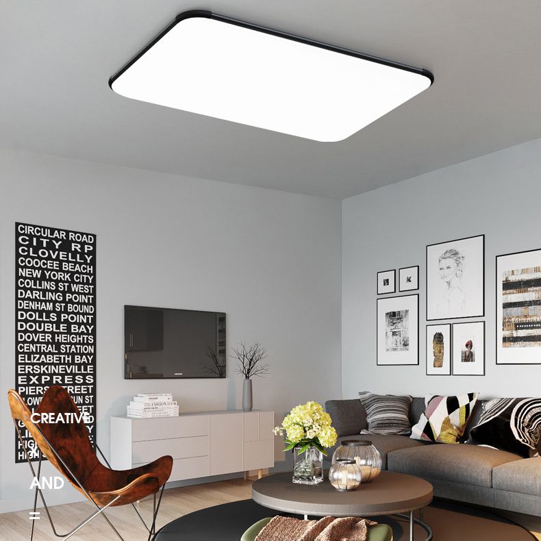 Ultra-Thin Led Flush Mount Ceiling Light Fixtures Modern Acrylic Flush Mount