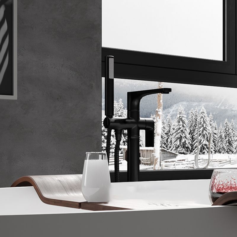 Freestanding Soaking Bathtub Antique Finish Back to Wall Bath Tub