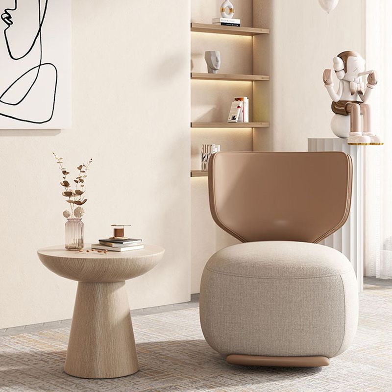 18.11" Wide Armless Chair Accent Chair with Fixed Back for Living Room