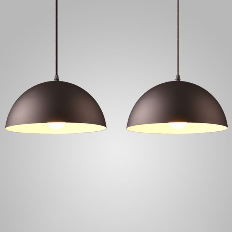Cudo a costola in metallo Light Appeding Light 1 Light Nordic Minimalist Hanging Lampada per il ristorante