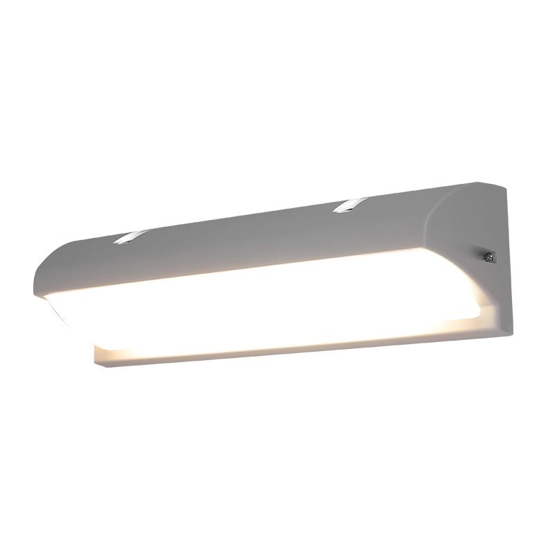 Geometric Shade Wall Lighting Modern Simple Style Metal 1 Light Sconce Light in Black and White