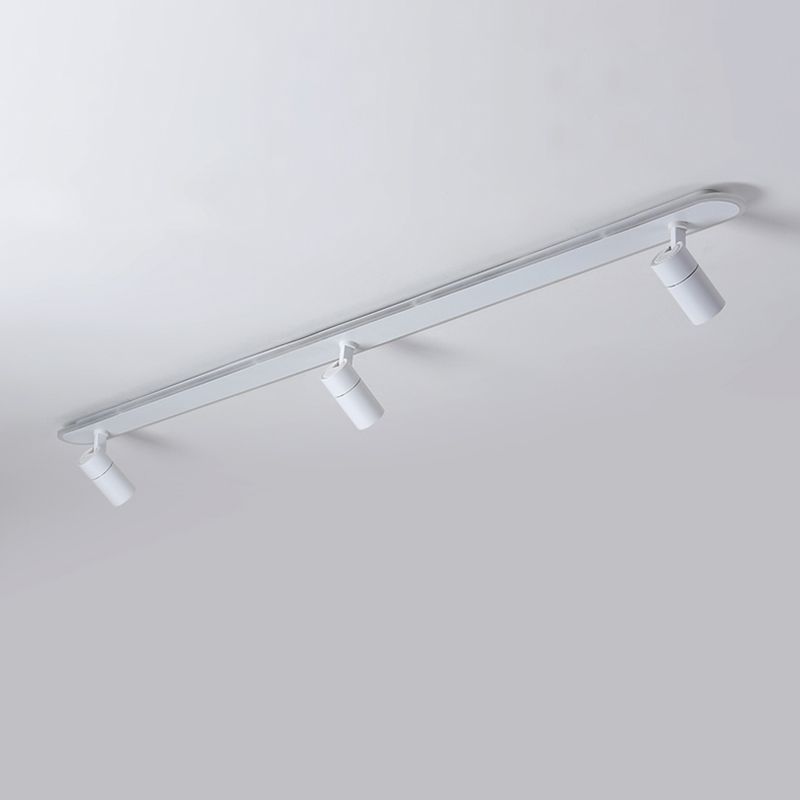 Montaje semi descarte de LED rectangular blanco en moderna luz de techo acrílico de estilo creativo para lugar comercial