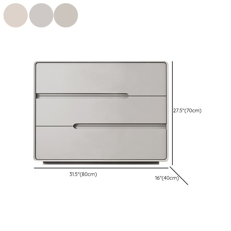 Contemporary Storage Chest Dresser Solid Wood Dresser with Drawers