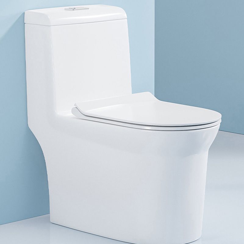 Modern White Ceramic Flush Toilet Floor Mounted Urine Toilet for Washroom