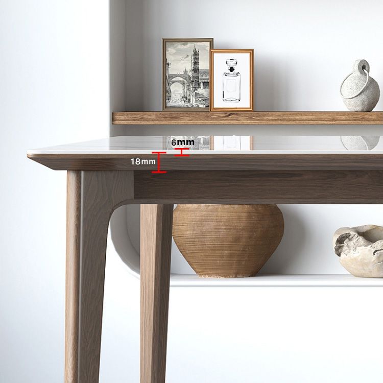 Medieval Modern 4 Legs Dining Table Stone Table for Dining Room