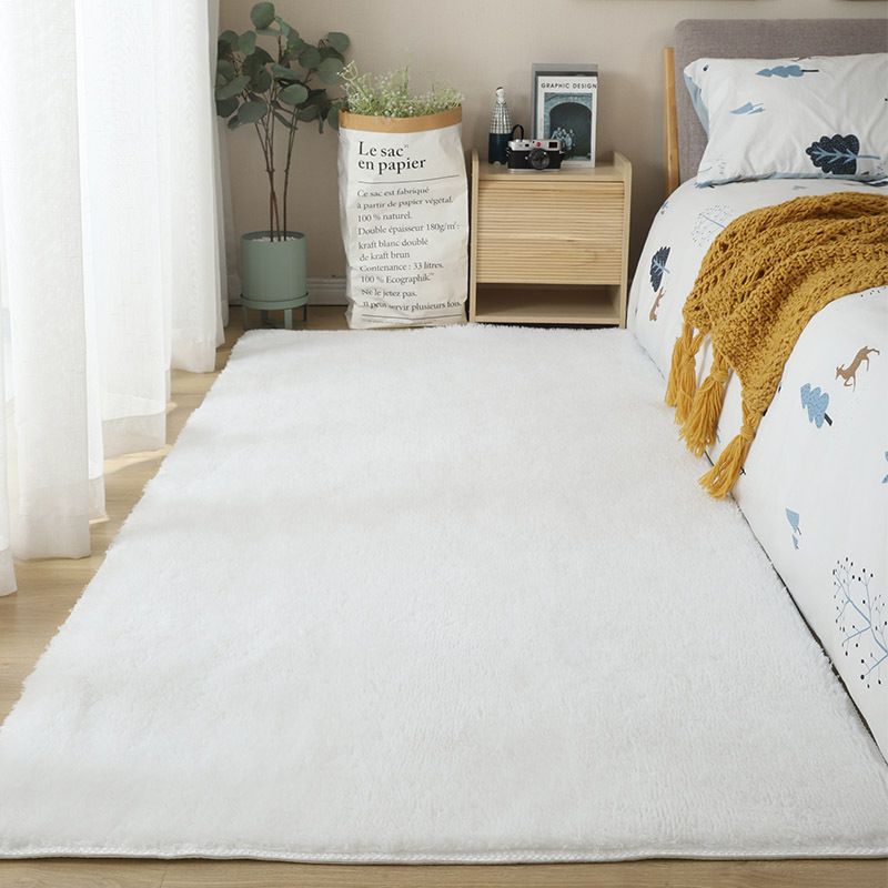 Tappeto in poliestere con tappeto solido minimalista tappeto interno per la camera da letto per adulti