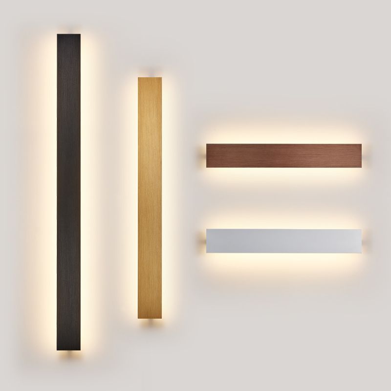 Lineare Form Metallwand Licht moderner Stil Einmals Wandmontage Leuchte