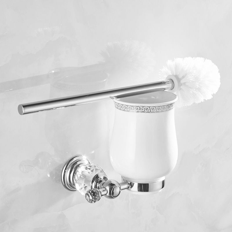 Modern Bathroom Accessories Hardware Set Silver Accessories Hardware Set