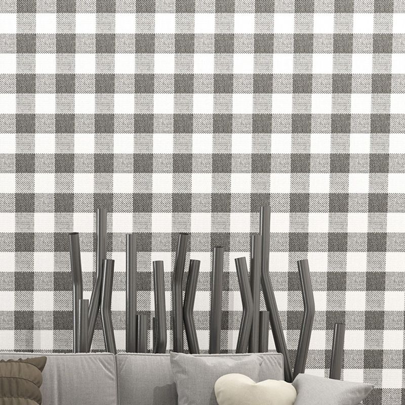 Moisture-Resistant Lattice Wallpaper Roll 17.5"W x 33'L Contemporary Removable Wall Covering for Home Decoration