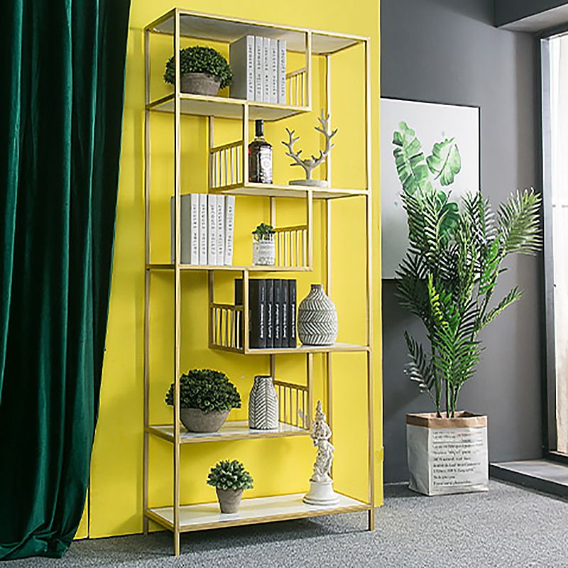 Etagere Modern Style Bookcase Metal Bookshelf for Home Office