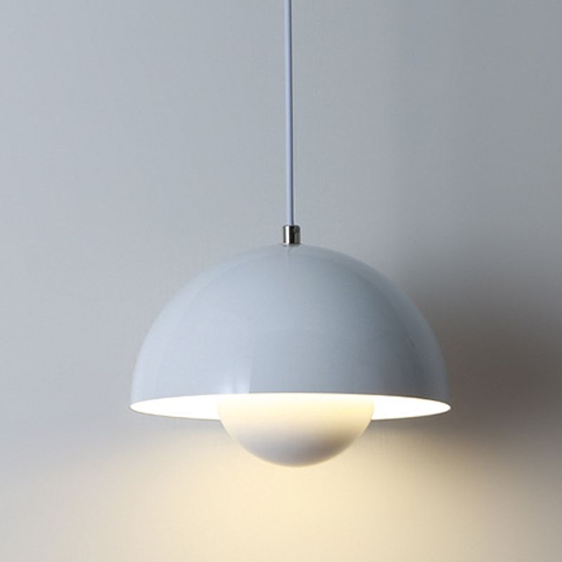 Luces colgantes de la sombra de brote de metal estilo posmoderno 1 cabezal accesorio de montaje colgante para estudio