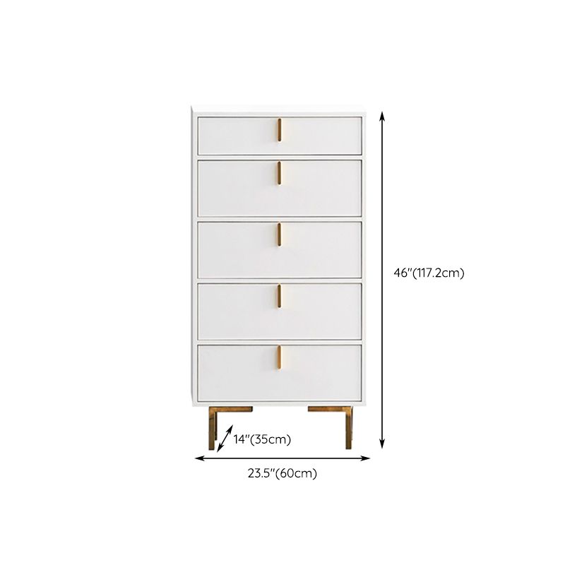13.65-inch Width Storage Chest Contemporary Dresser with 3/4/5 Drawers