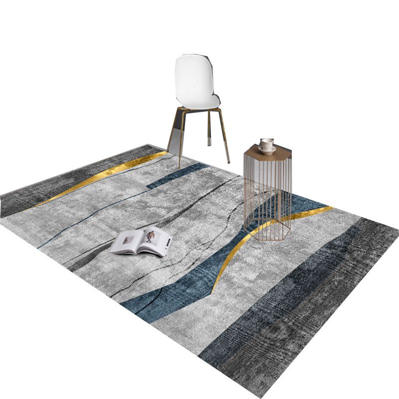 Modern tapijt Prachtig contrastpaneel indoor tapijten polyester vlekbestendig gebied tapijt voor woonkamer