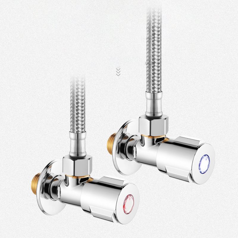 Swivel Spout Circular Faucet Brass Modern Style Bathroom Faucet