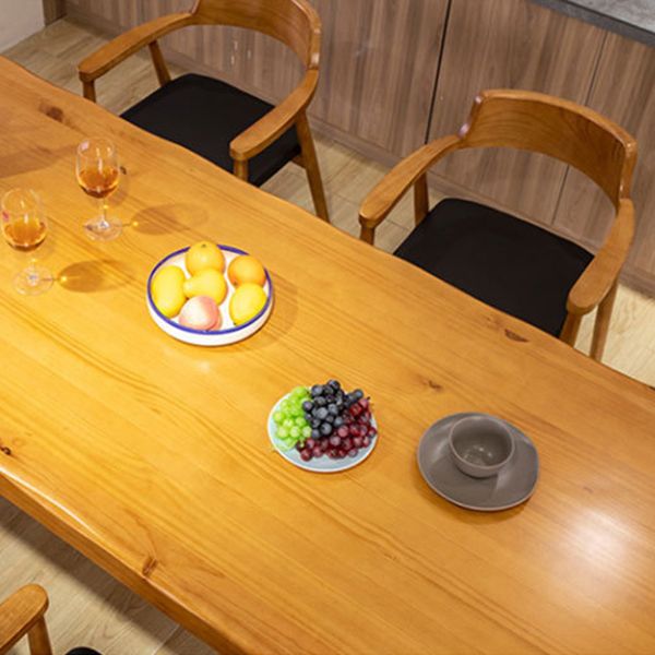Modern Solid Wood Dining Table Set 1/2/4 Pieces Dining Set for Home Use
