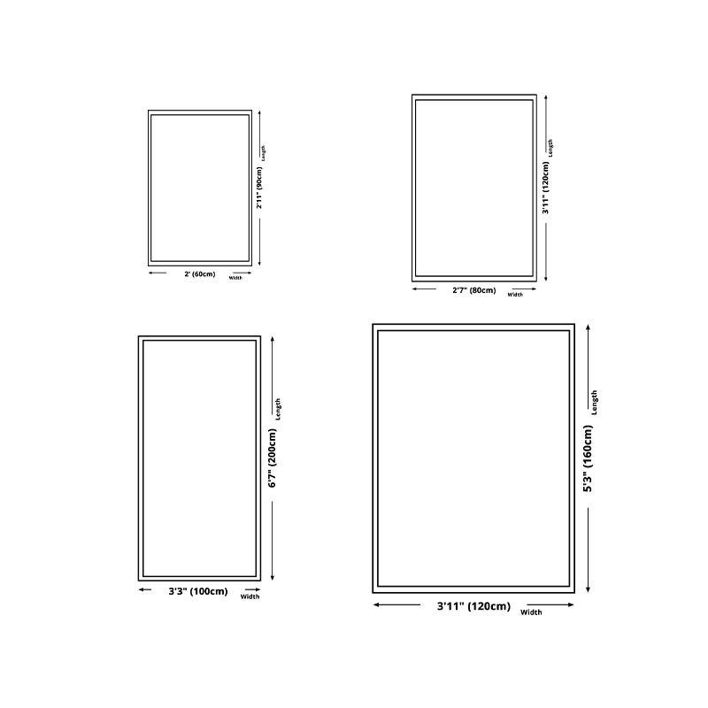 Light Brown Line Rug Polyester Simple Rug Non-Slip Backing Rug for Home Decor