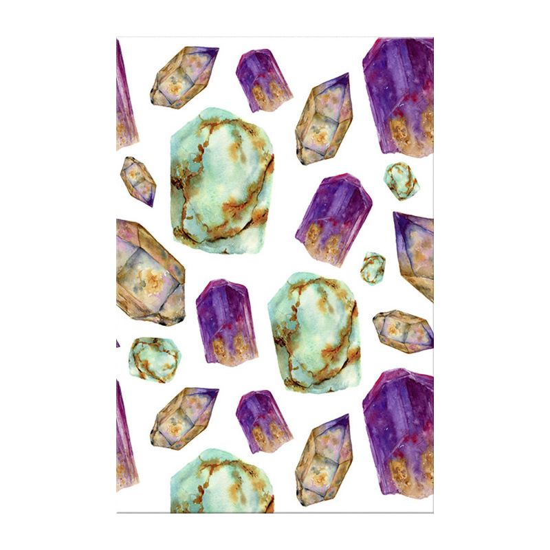 Agate Canvas Wall Art for Home Geometric Painting in Multi-Color, Texture-Surface