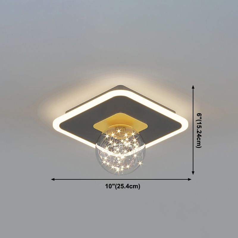 Lampe encastrée moderne à 2 têtes, plafonnier LED Gypsophila pour chambre à coucher