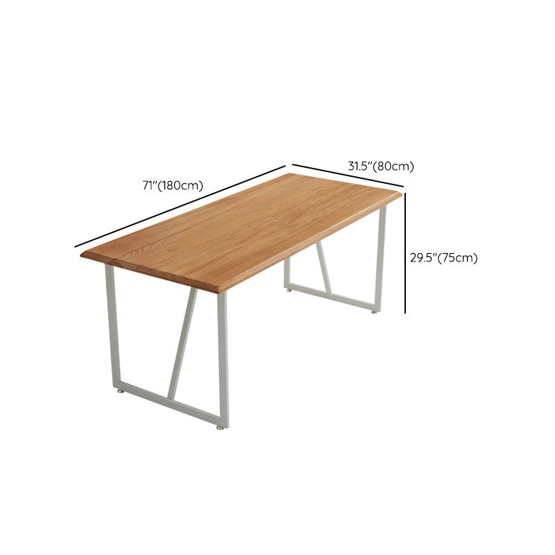 Industrial Rectangle Ash Dining Table 1/2/4/5 Pieces Dining Set for Dining Room