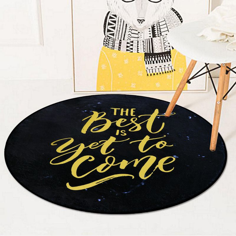 Nordic Living Room Area Rug Multicolor Geometric Shapes Print Carpet Synthetics Anti-Slip Pet Friendly Machine Washable Rug