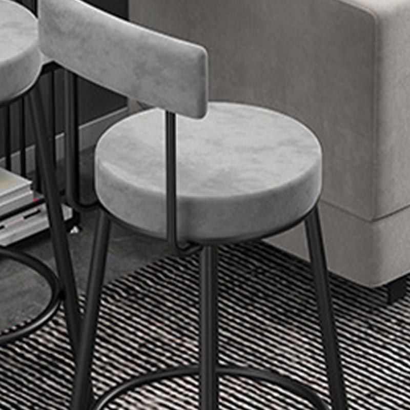 Modern 1/3 Pieces Bar Table Set Stone Counter Table with High Stools for Milk Tea Shop