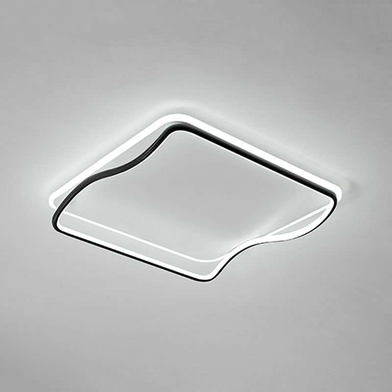 Plafonniers modernes avec abat-jour en silicone Plafonnier LED encastré