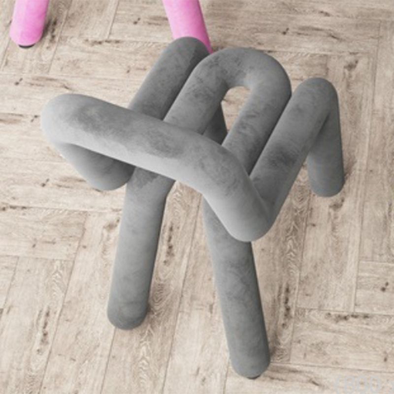 Contemporary Dining Chair Velvet Open Back Side Chair for Home