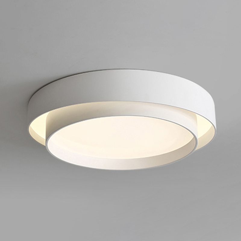 Ronde inbouw plafondlamp Moderne stijl LED metalen plafondlamp