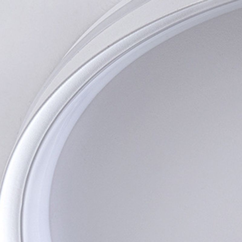 LED White Ceiling Light Contemporary Acrylic Flush Mount Lighting for Room