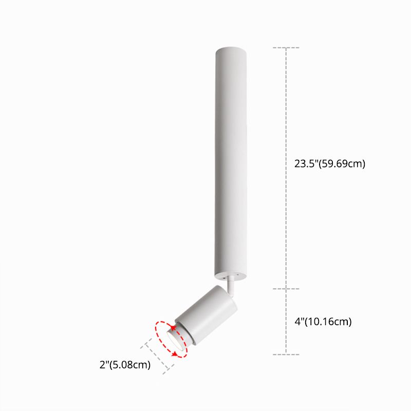 Verstelbare aluminium buisdownlight Moderne LED opbouwplafondlamp voor bar