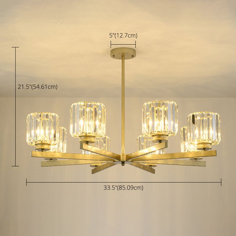 Lichte moderne luxe stijl verticale hanger verlichtingsarmaturen kristal hanglampje