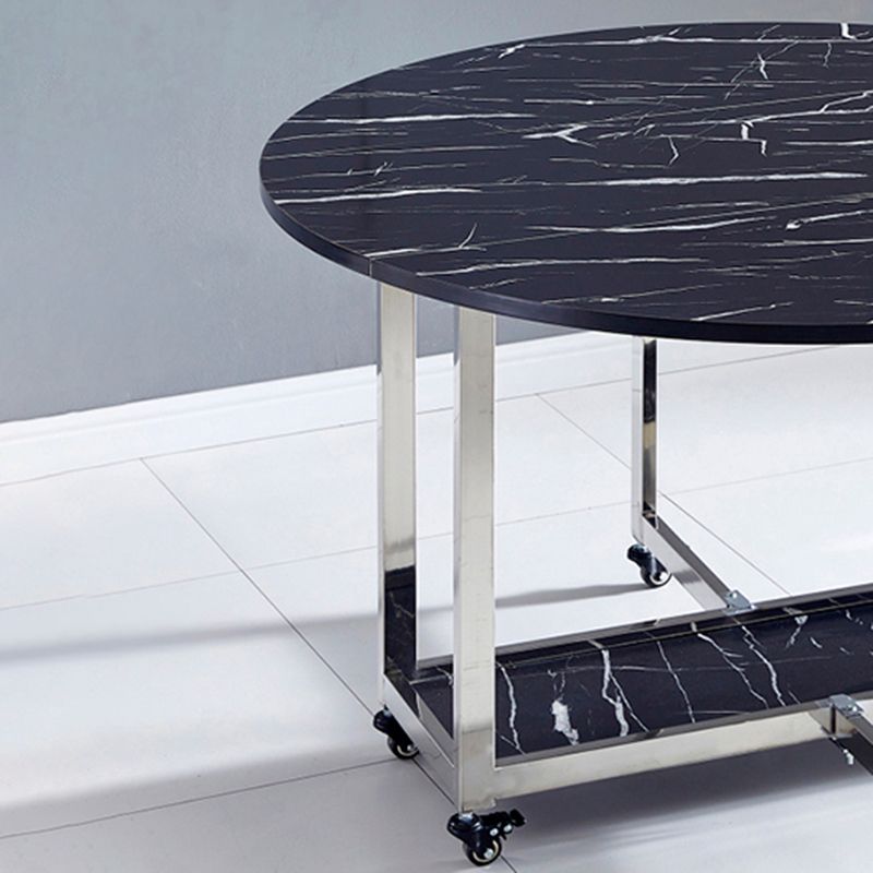 Modern Dining Table Metal Base Table for Kitchen Dining Room