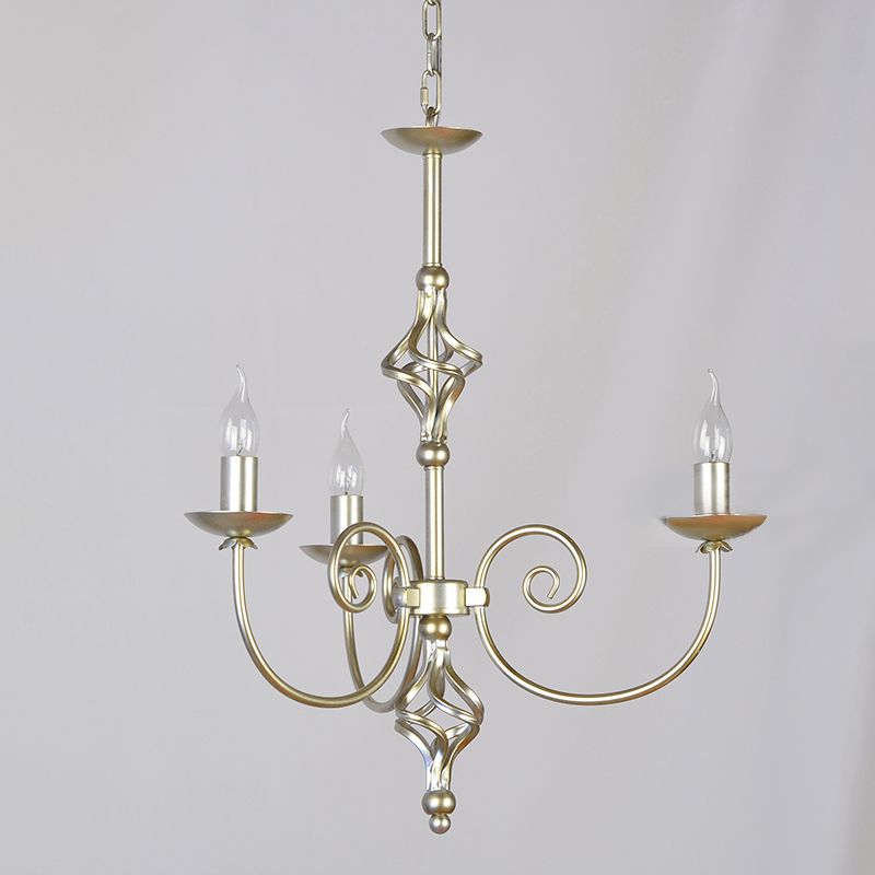 Lustre de style européen Light Multi-Head Candle Pendant Light pour le salon