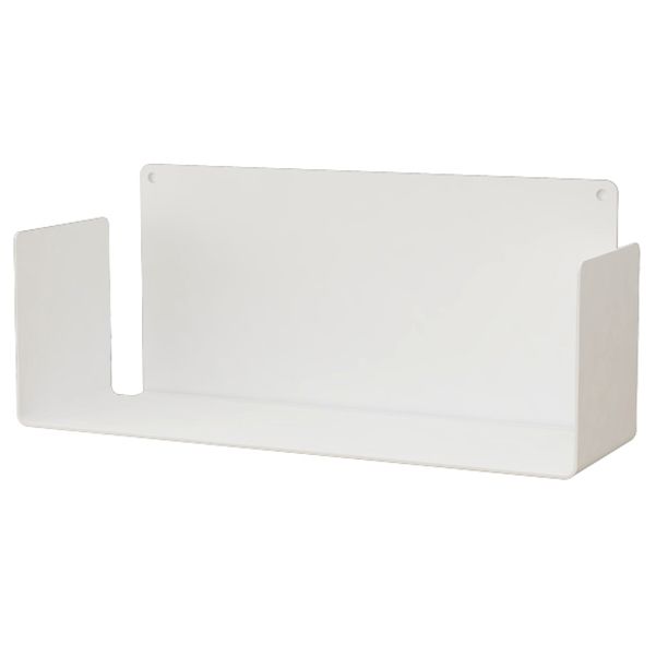 Closed Back Bookcase Metal Horizontal Bookshelf for Study Room