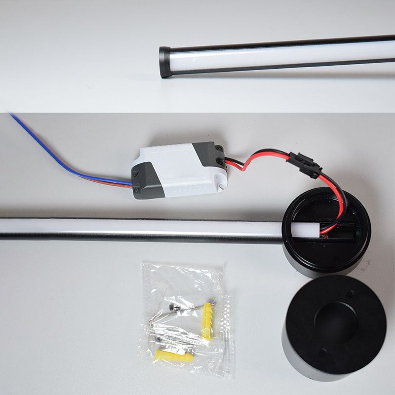 Iluminación de pared LED de aluminio Media Moder Minimalista Minimalista Luz de luz lámparas para sala de estar