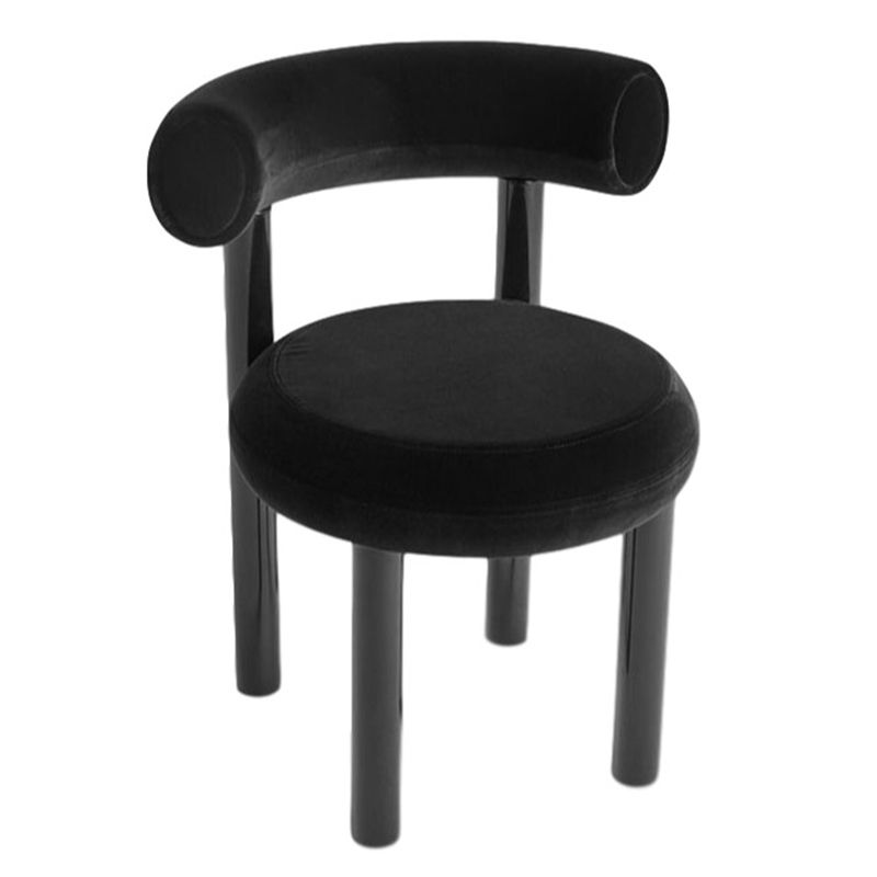 Minimalist Opening Back Dining Side Chair Metal Kitchen Dining Side Chair