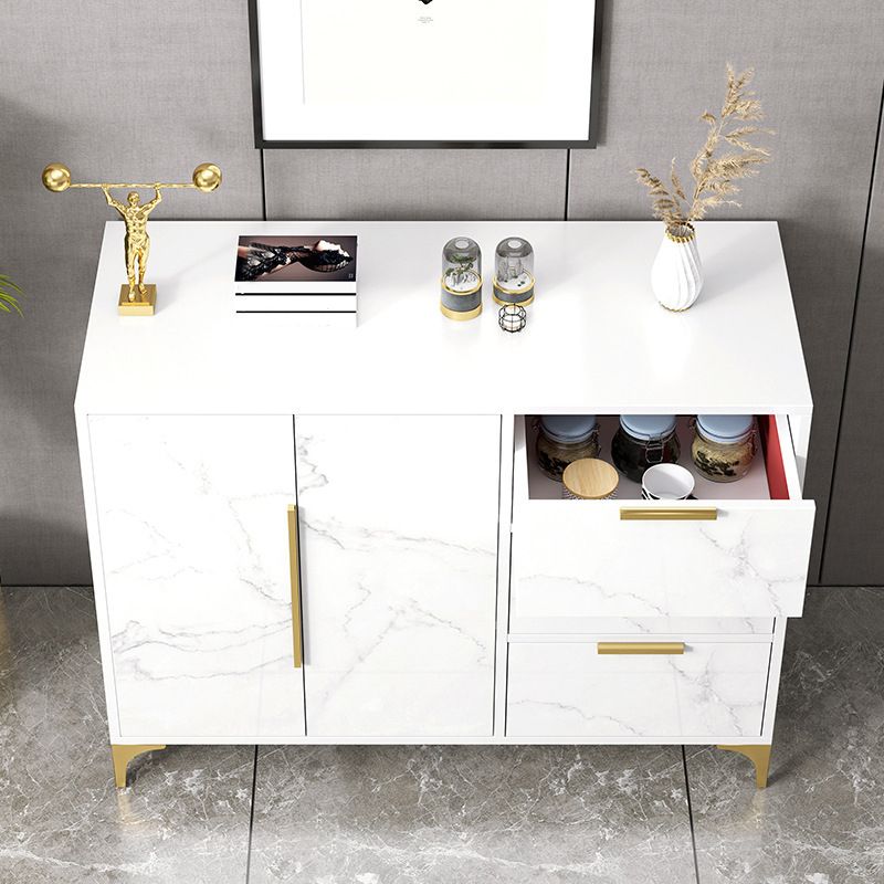 Ultra Modern Wood Combo Dresser Horizontal Storage Chest Dresser for Bedroom