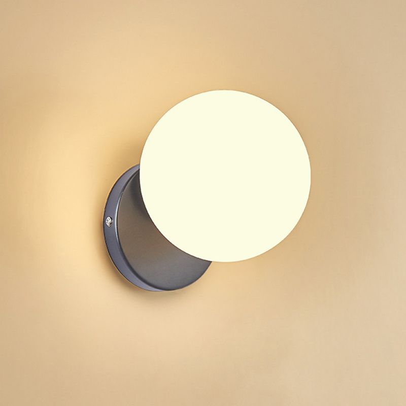 Single Golden/Silver Contemporary Glass Shaded Statement Bathroom Vanity Light