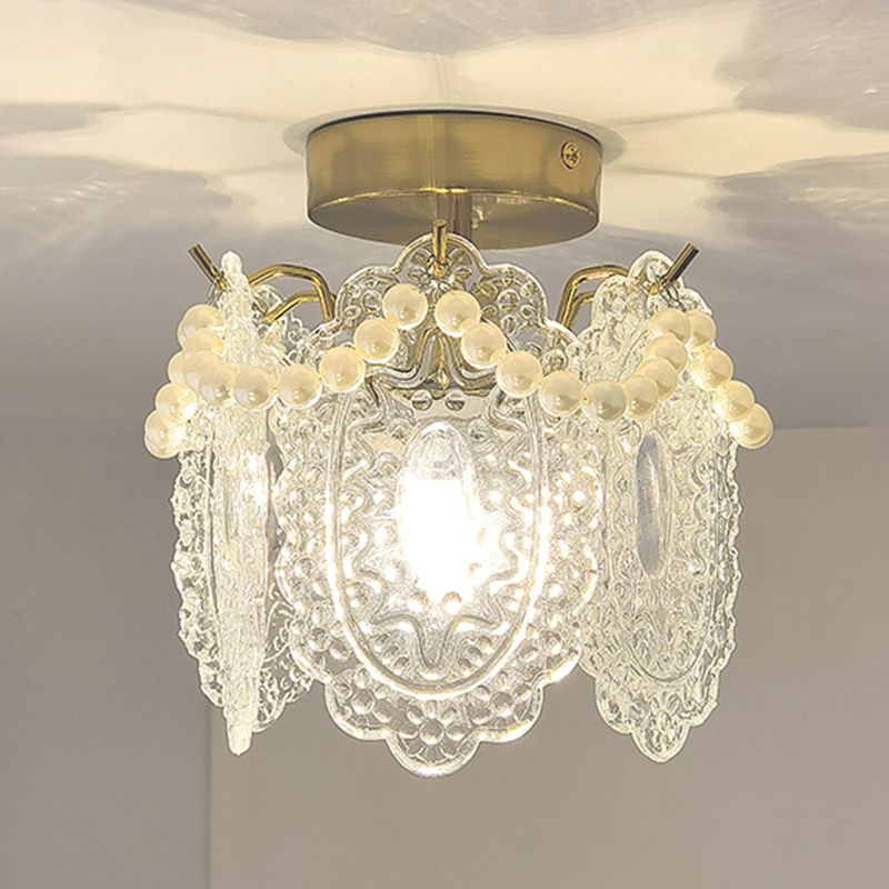 Contemporary Flush Mount Light Creative Glass Flush Mount Ceiling Light Fixture