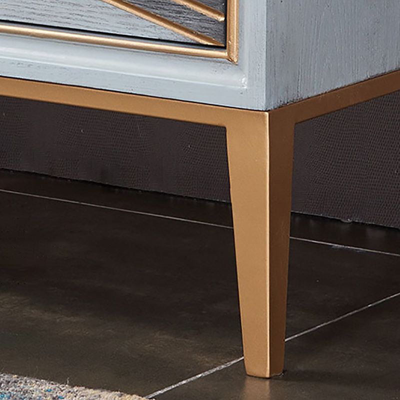 Classic Glam Lingerie Chest Vertical Wood Storage Chest for Bedroom