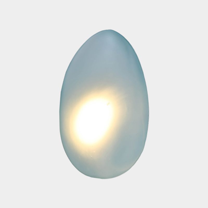 Simple Glass Sconce Light Fixtures One Head Modern Geometric Wall Lamp for Bedroom