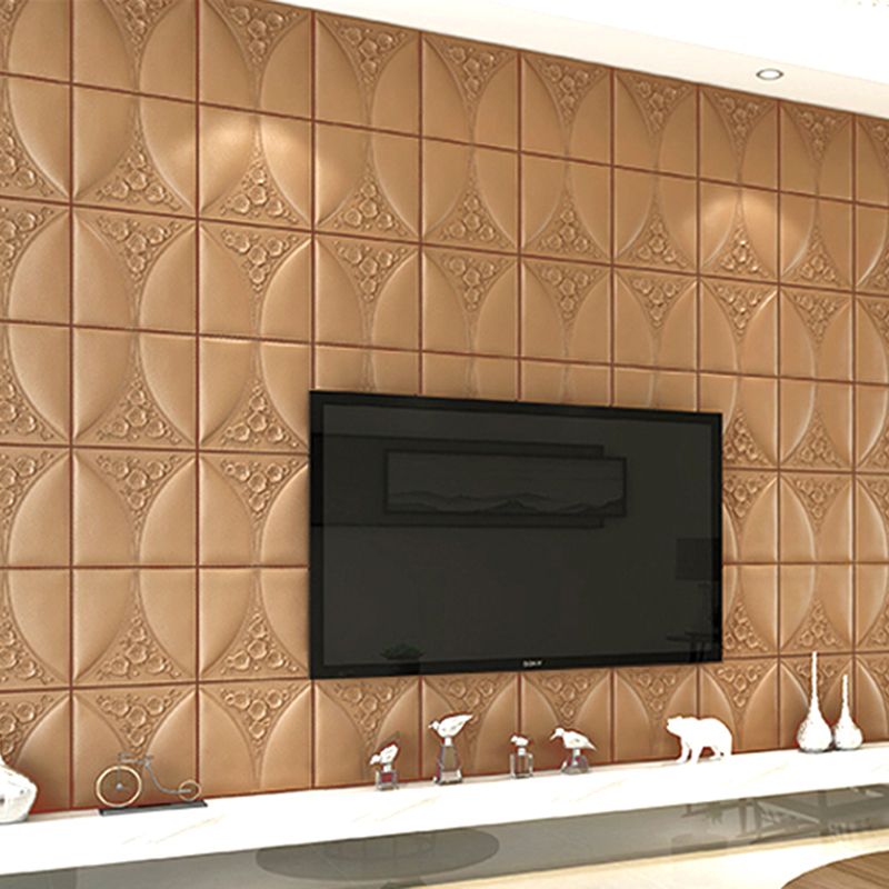 3D Wall Plate Gorgeous Style Simple Home Living Room Wall Panel (10-Pack)