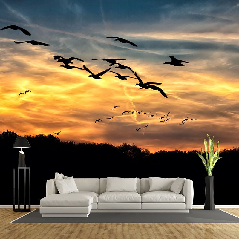 Sky View Wall Mural Wallpaper Modern Style Mildew Resistant for Bedroom