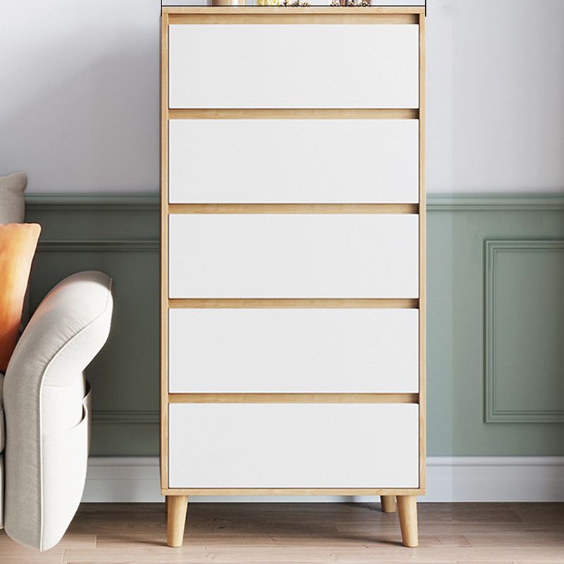 Contemporary Bedroom Chest 16" Wide Storage Chest with Drawers