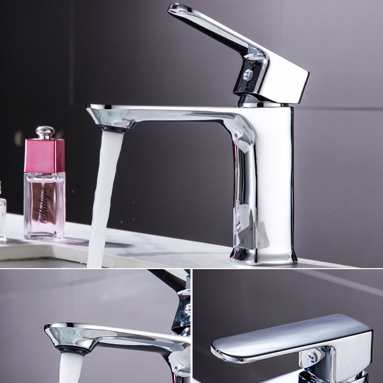 Modern Sink Faucet Pure Color Copper Vessel Sink Faucet for Bathroom